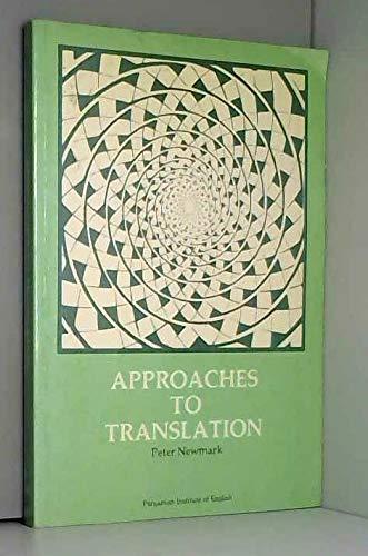 Book Approaches to Translation free