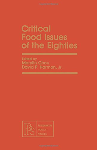 Book Critical Food Issues of the 1980's (Pergamon policy studies on socio-economic development) free