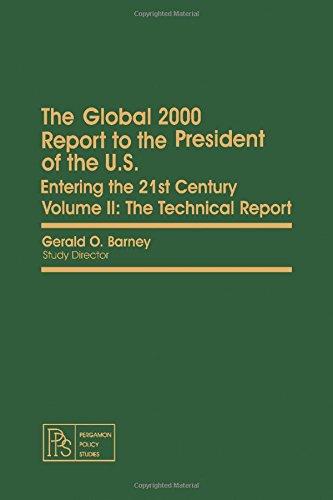 Book The Global 2000 Report to the President of the U.S., Entering the 21st Century: A Report free
