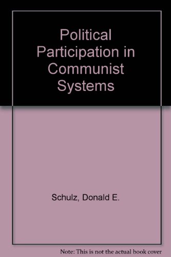 Book Political Participation In Communist Systems (pergamon Policy Studies On International Politics) free