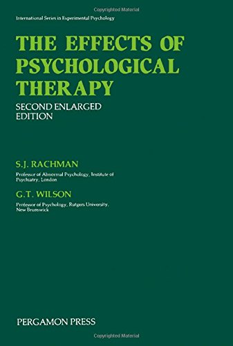 Book The Effects of Psychological Therapy (International series in experimental psychology ; v. 24) free