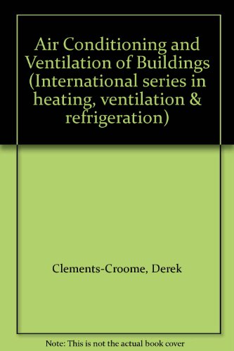 Book Air Conditioning and Ventilation of Buildings free