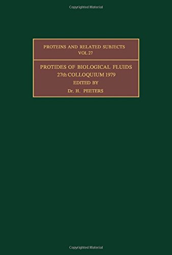 Book Protides Of The Biological Fluids Volume 27 free