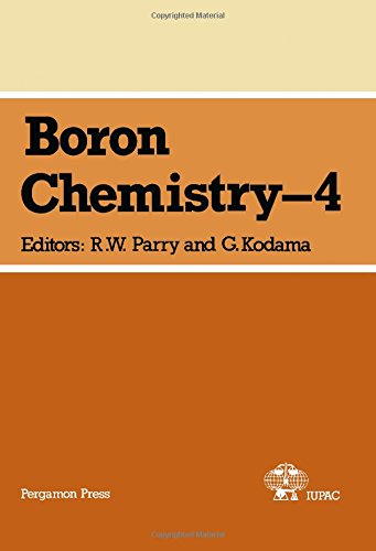 Book Boron chemistry-4: Plenary and session lectures presented at the Fourth International Meeting on Boron Chemistry, Salt Lake City and Snowbird, Utah, USA 9-13 July 1979 free
