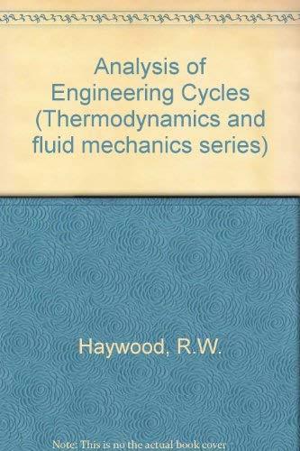 Book Analysis Of Engineering Cycles free