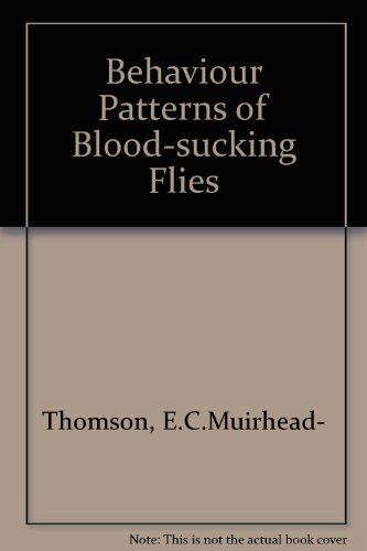 Book Behaviour Patterns Of Blood Sucking Flies free