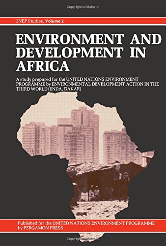 Book Environment and development in Africa: A study (UNEP studies) free