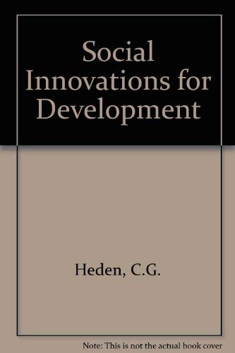 Book Social Innovations For Development free