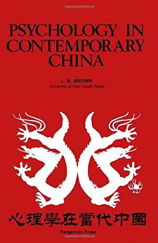 Book Psychology in Contemporary China free