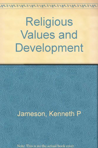 Book Religious Values And Development free