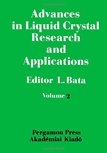 Book Advances In Liquid Crystal Research And Applications: Proceedings Of The Third Liquid Crystal Conference Of The Socialist Countries, Budapest, 27-31 August 1979 free