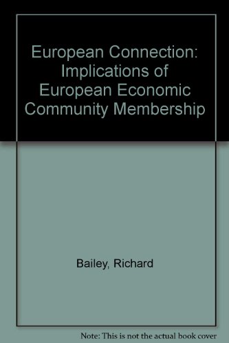 Book The European Connection: Implications of Eec Membership free