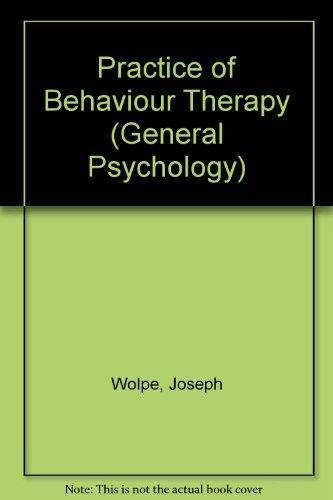 Book The practice of behavior therapy (Pergamon general psychology series) free