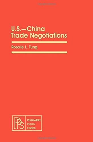 Book U.S. China Trade Negotiations free