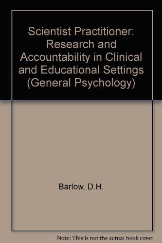 Book The Scientist Practitioner (general Psychology) free