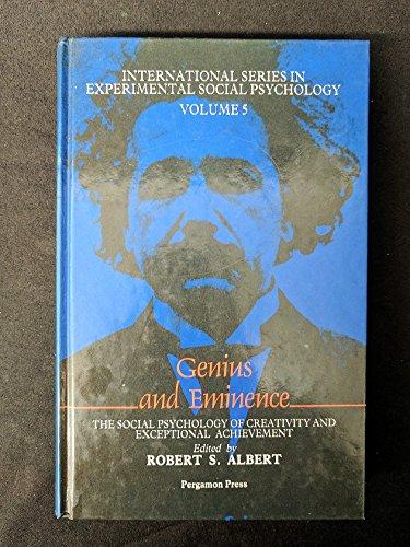 Book Genius and Eminence: The Social Psychology of Creativity and Exceptional Achievement (International series in experimental social psychology) free