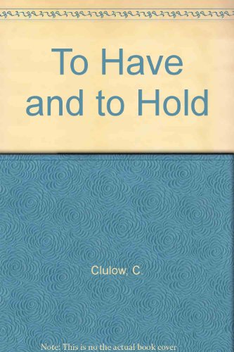 Book To Have and to Hold free