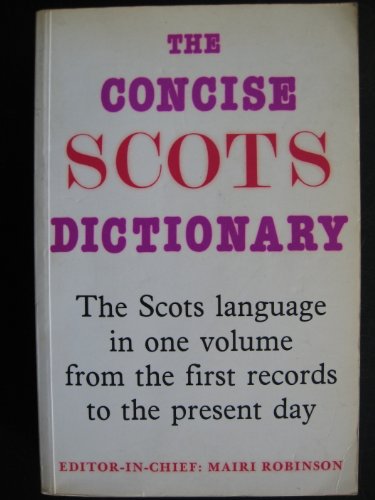 Book The Concise Scots Dictionary free
