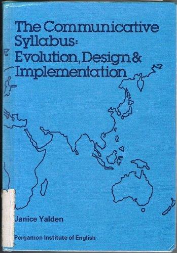 Book The Communicative Syllabus: Evolution, Design and Implementation (Language Teaching Methodology) (Language teaching methodology series) free