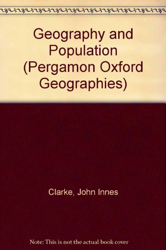 Book Geography And Population: Approaches And Applications free