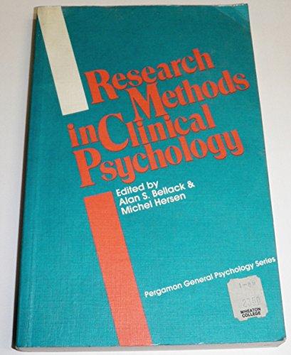 Book Research Methods in Clinical Psychology free