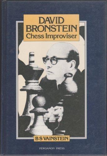 Book David Bronstein: Chess Improviser (Pergamon Russian Chess Series) free