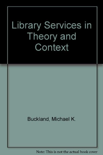 Book Library services in theory and context free