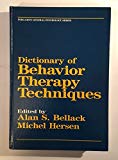 Book Dictionary Of Behavior Therapy Techniques (pergamon General Psychology Series) free