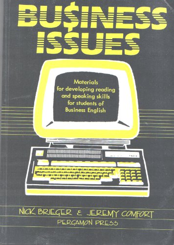 Book Business Issues: Materials For Developing Reading And Speaking Skills For Students Of Business English (materials For Language Practice) free