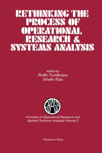Book Rethinking the Process of Operational Research & Systems Analysis (Frontiers of Operational FORS) free