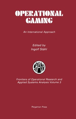 Book Operational Gaming: An International Approach free