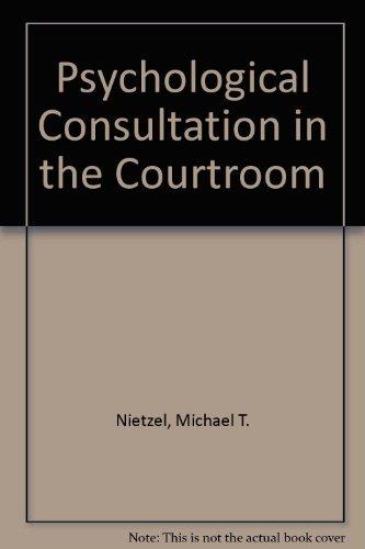 Book Psychological Consultation in the Courtroom free