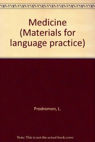 Book Medicine: Developing Reading Skills In English (materials For Language Practice) free