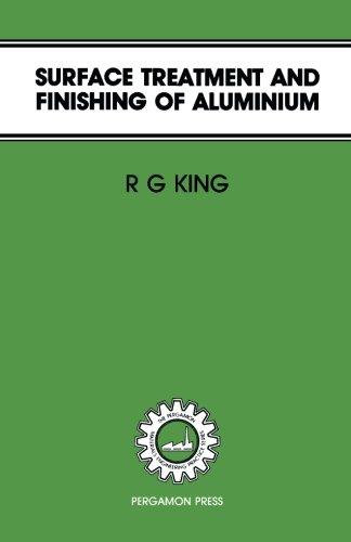 Book Surface Treatment & Finishing of Aluminium (Pergamon Materials Engineering Practice Series) free