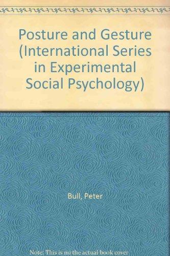 Book Posture and Gesture (International Series in Experimental Social Psychology) free