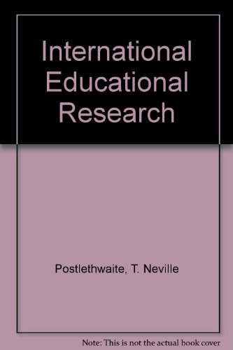 Book International Educational Research: Papers In Honor Of Torsten Husén free