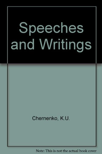 Book Speeches And Writings (leaders Of The World) (english And Russian Edition) free