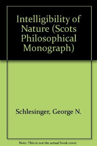 Book The Intelligibility of Nature (Scots Philosophical Monographs) free