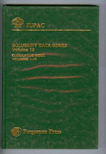 Book Cumulative Index (solubility Data Series Volume 19) free