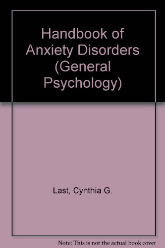 Book Handbook of anxiety disorders (Pergamon general psychology series) free