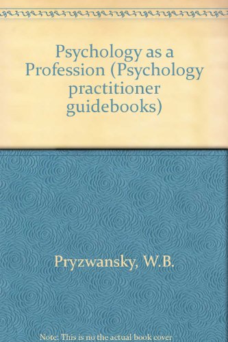 Book Psychology As A Profession free