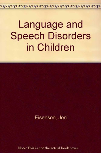 Book Language and speech disorders in children (Psychology practitioner guidebooks) free
