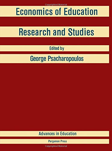 Book Economics of education: Research and studies (Advances in education) free