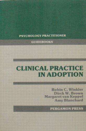 Book Clinical Practice in Adoption (Psychology Practitioner Guidebooks) free