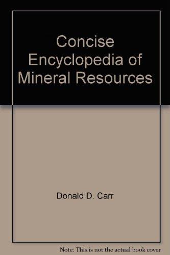 Book Concise Encyclopedia of Mineral Resources free