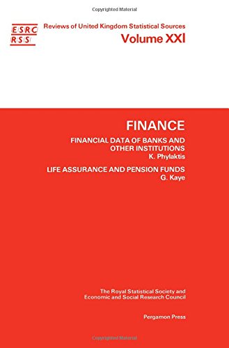 Book Finance: Financial Data of Banks and Other Institutions, Life Assurance and Pension Funds (REVIEWS OF UNITED KINGDOM STATISTICAL SOURCES) free