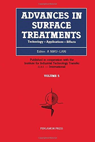 Book Advances in Surface Treatments: Technology, Applications, Effects free