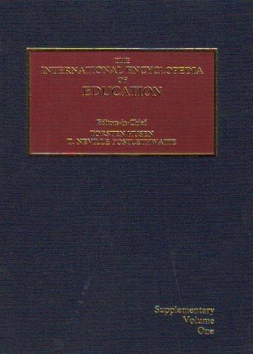 Book The International Encyclopedia of Education, Supplementary Volume One free