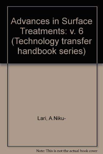 Book Metal Treatments Against Wear, Corrosion, Fretting And Fatigue (advances In Surface Treatments) (v. 6) free