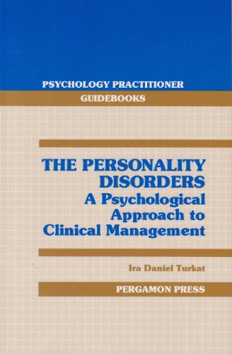 Book The Personality Disorders: A Psychological Approach to Clinical Management (Psyc free